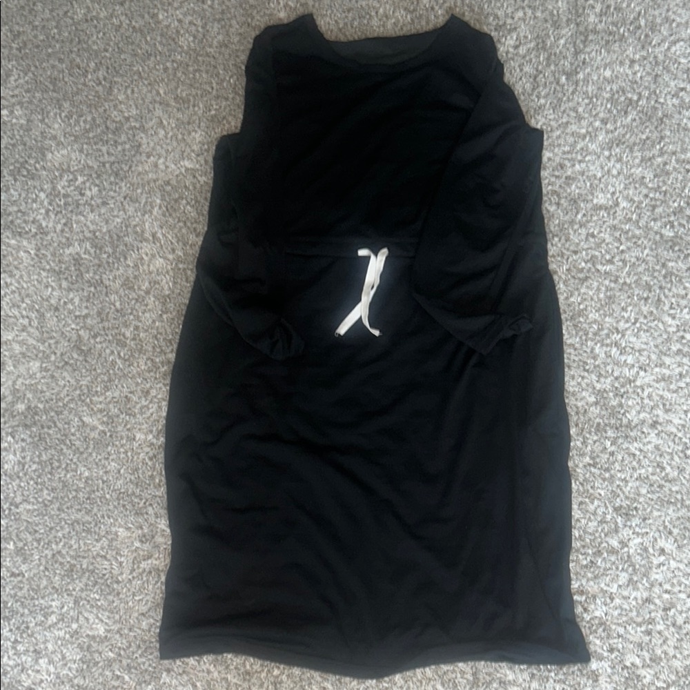 Elegant Black Long Sleeve Dress